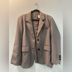 NWT brownish grey Blazer size large